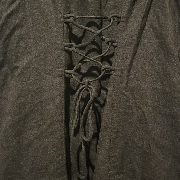 Old Navy Black Button-Front Maxi Dress - Picture 4 of 6